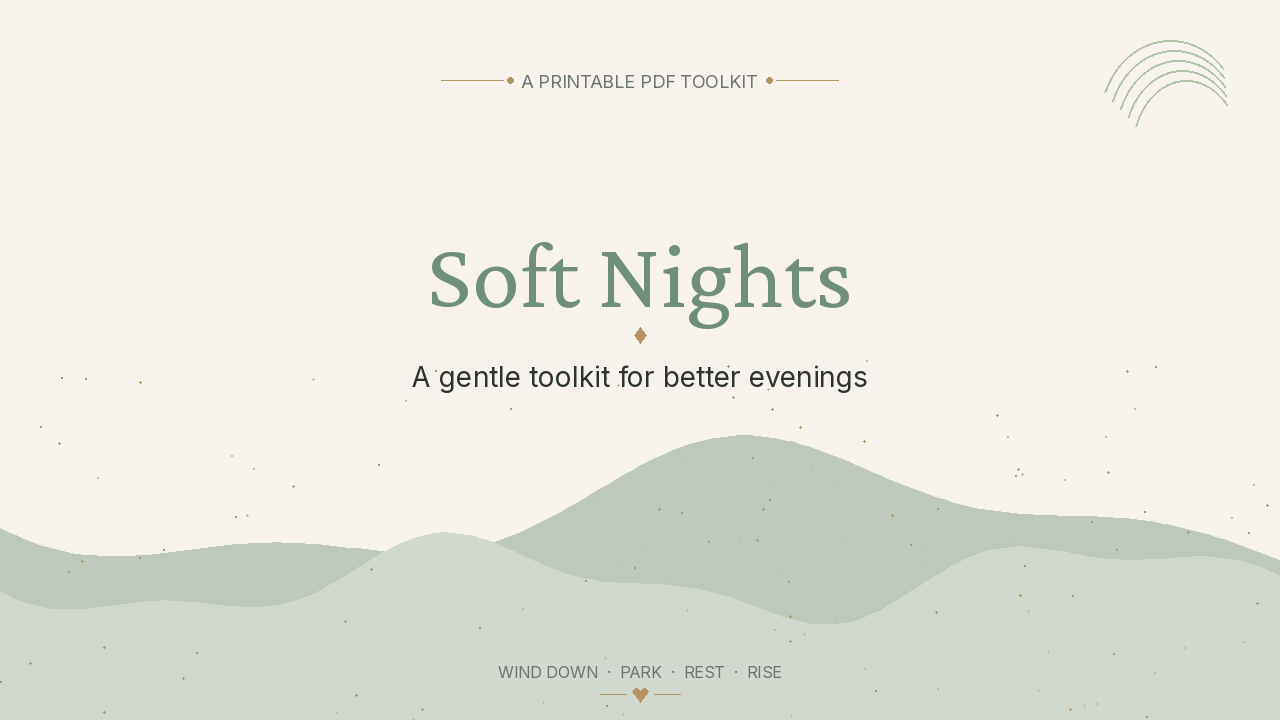 Soft Nights PDF cover